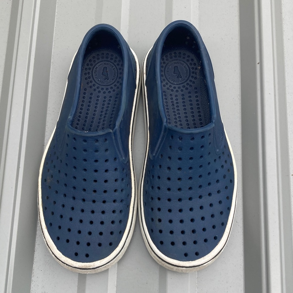 Native Kids Blue Slip-On Shoes